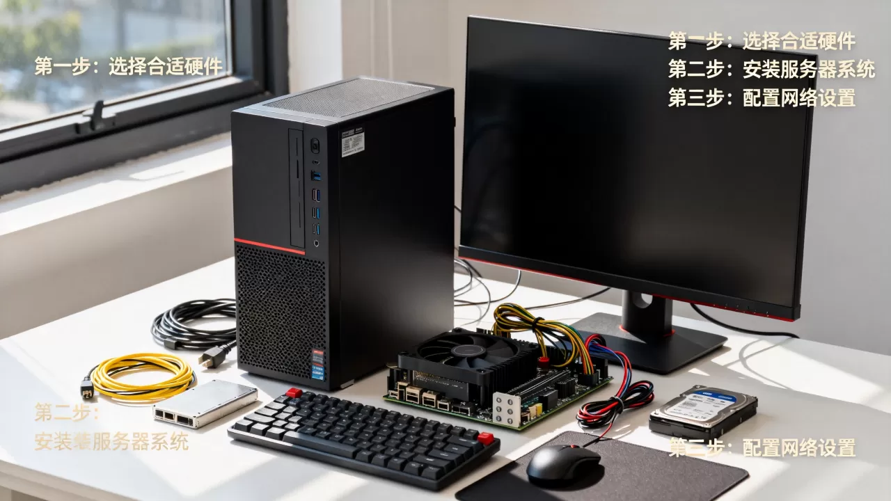 公司电脑怎么装服务器？个人电脑搭建小型服务器教程