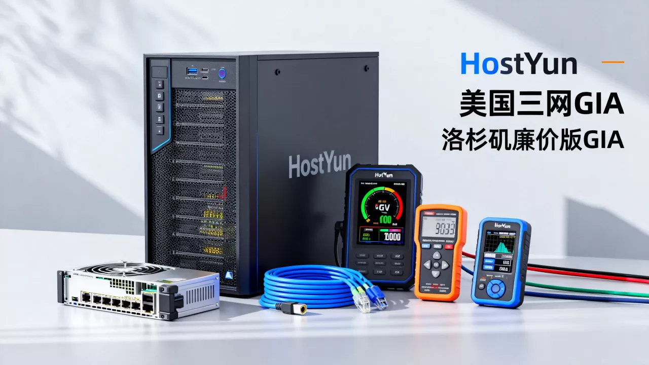 HostYun美国三网GIA特价套餐值得买吗？洛杉矶廉价版GIA内测评测