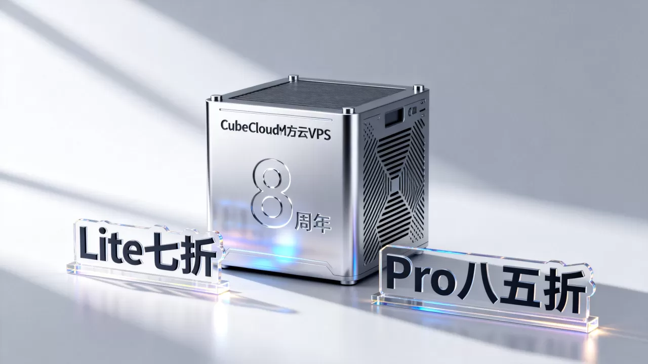 CubeCloud魔方云8周年Lite七折Pro八五折是真的吗？香港CN2 GIA VPS怎么选