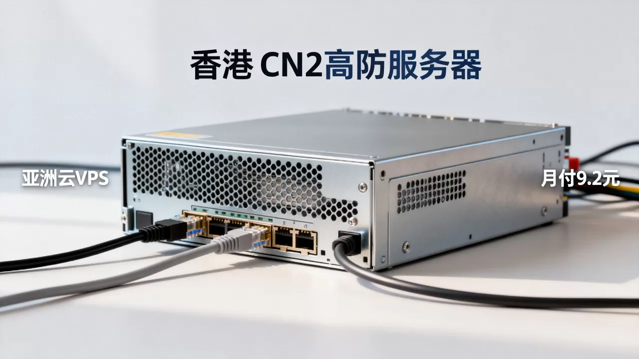 亚洲云VPS月付9.2元值得买吗，香港CN2高防服务器价格