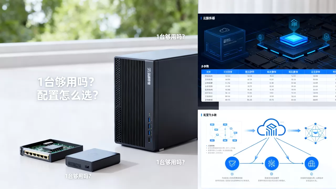 公有云1台服务器够用吗？云主机配置怎么选