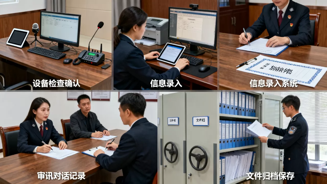 公安智能办公审讯流程是怎样的？审讯流程规范有哪些
