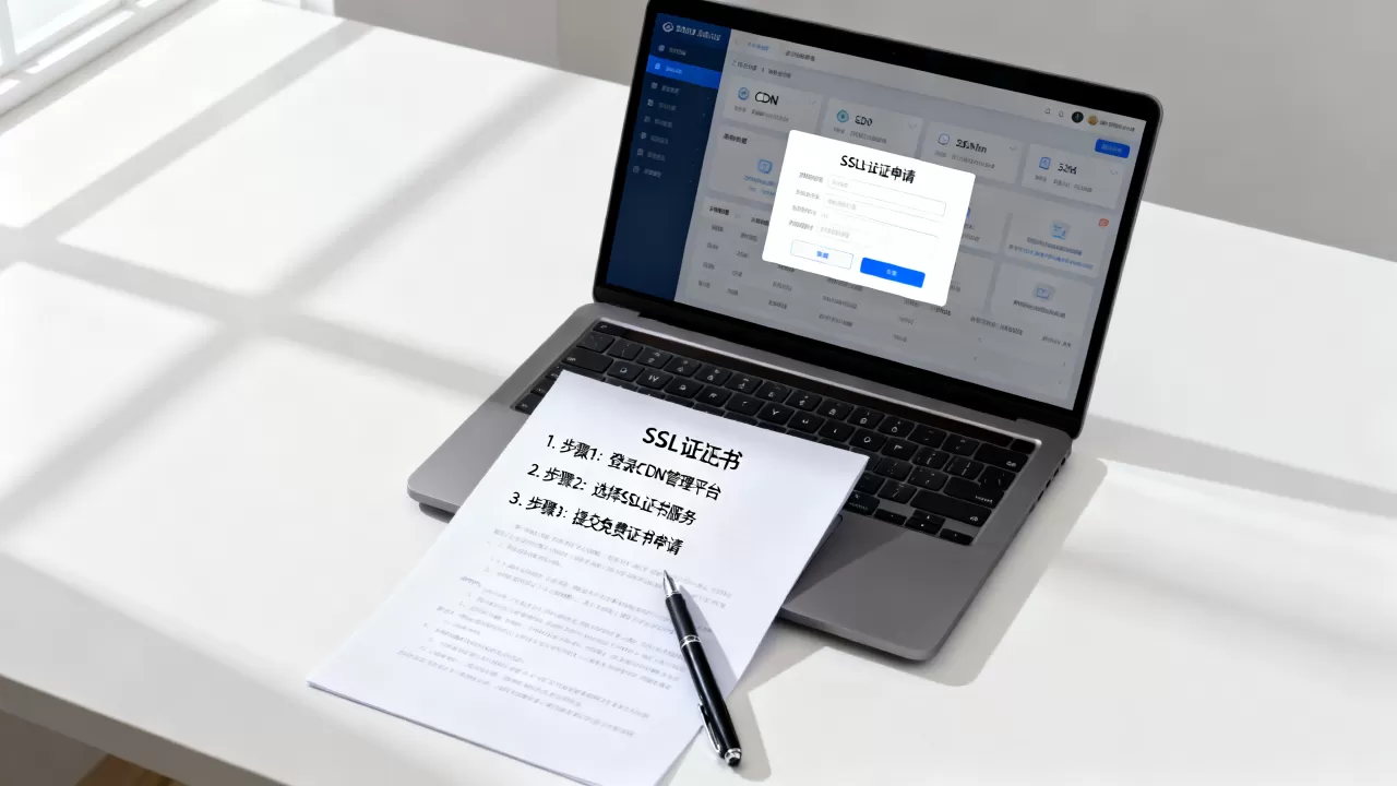 CDN加速部署SSL证书怎么操作？免费SSL证书申请教程