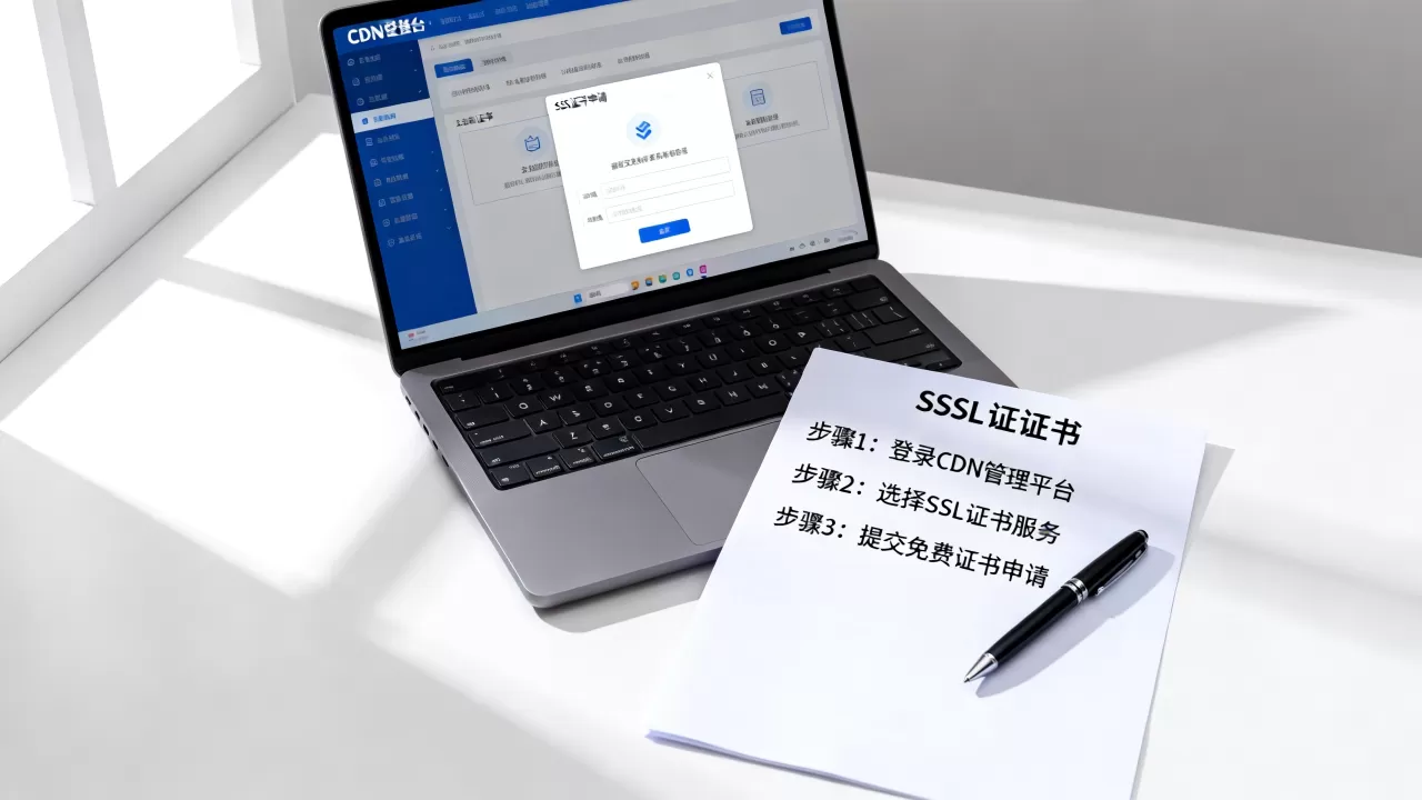 CDN加速部署SSL证书怎么操作？免费SSL证书申请教程