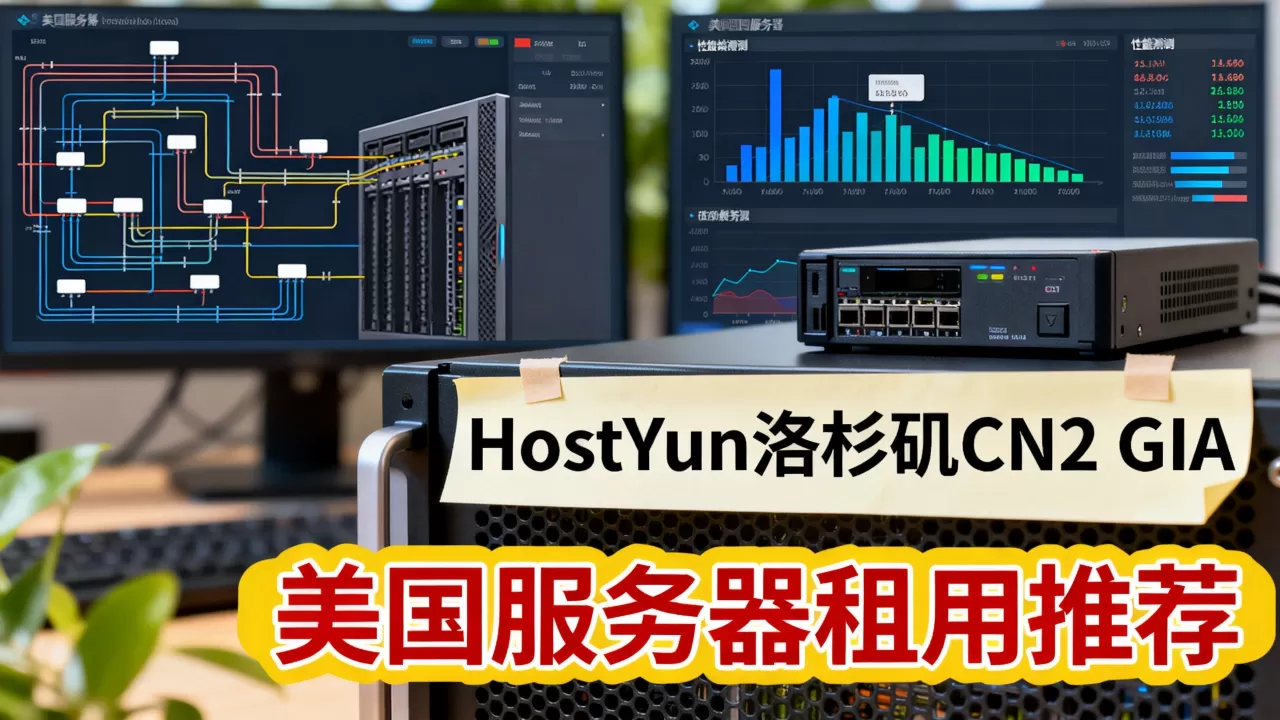 HostYun洛杉矶CN2 GIA廉价版值得买吗？美国服务器租用推荐