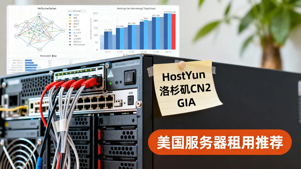 HostYun洛杉矶CN2 GIA廉价版值得买吗？美国服务器租用推荐