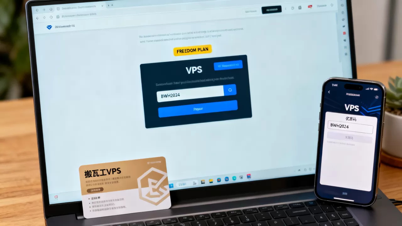搬瓦工FREEDOM PLAN值得买吗，搬瓦工VPS优惠码怎么使用