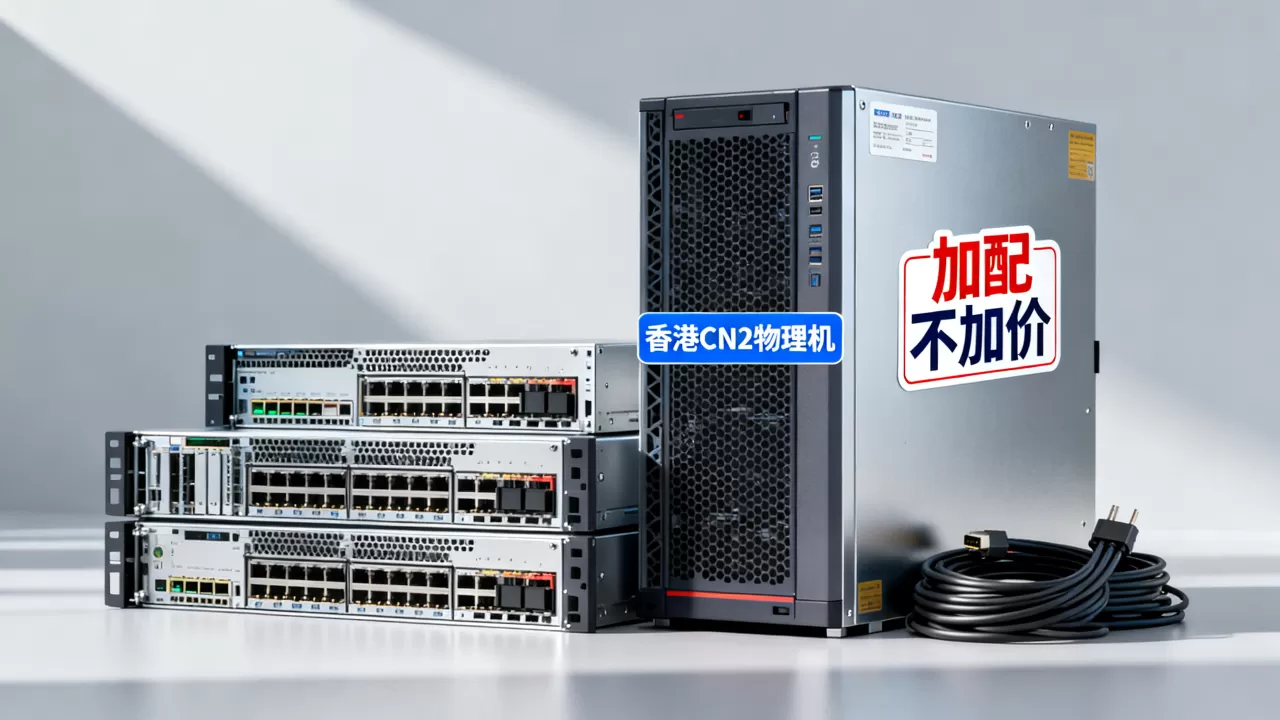 香港物理机站群服务器怎么选？香港CN2物理机加配不加价