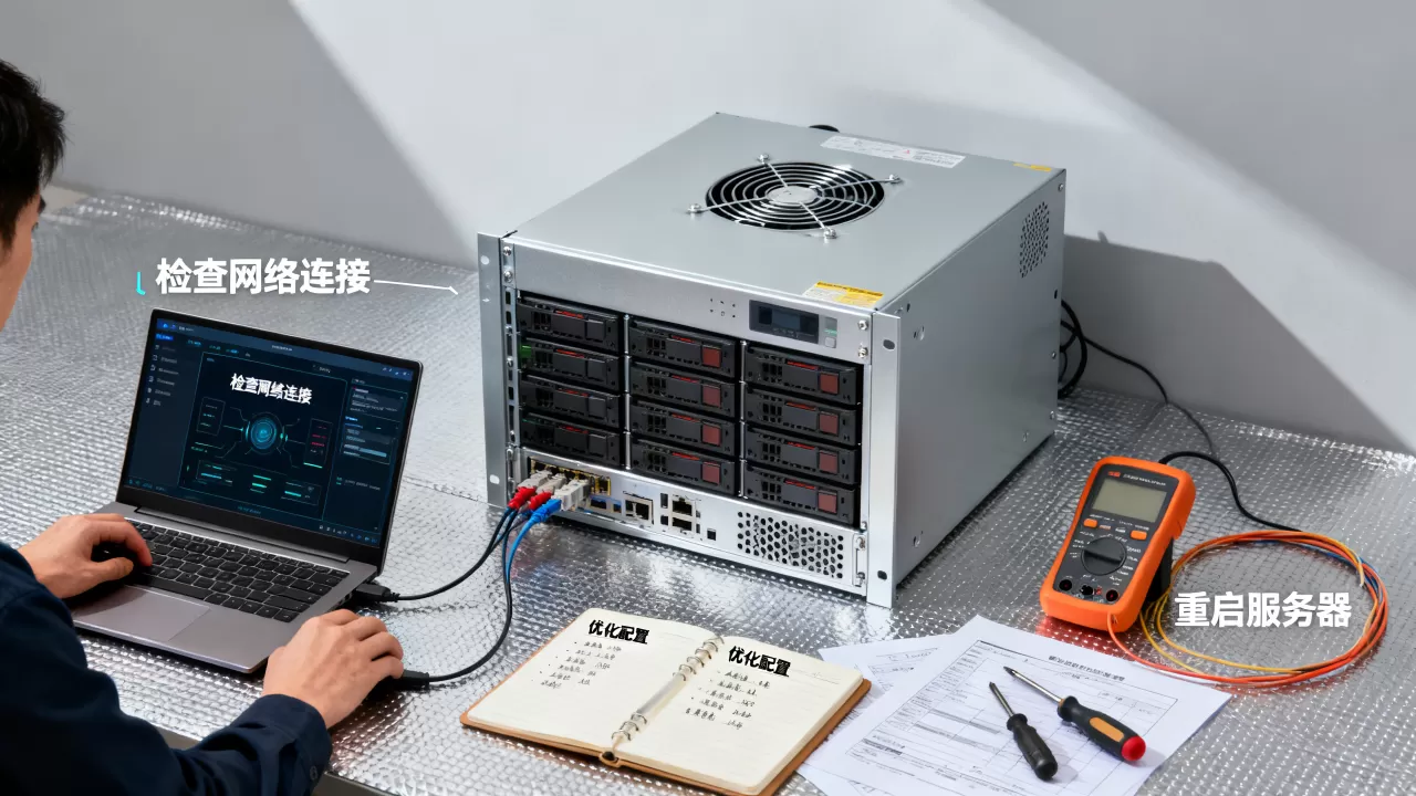 公司服务器进去很卡怎么办？服务器访问慢解决方法