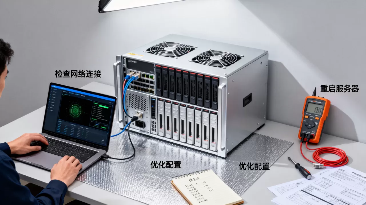公司服务器进去很卡怎么办？服务器访问慢解决方法
