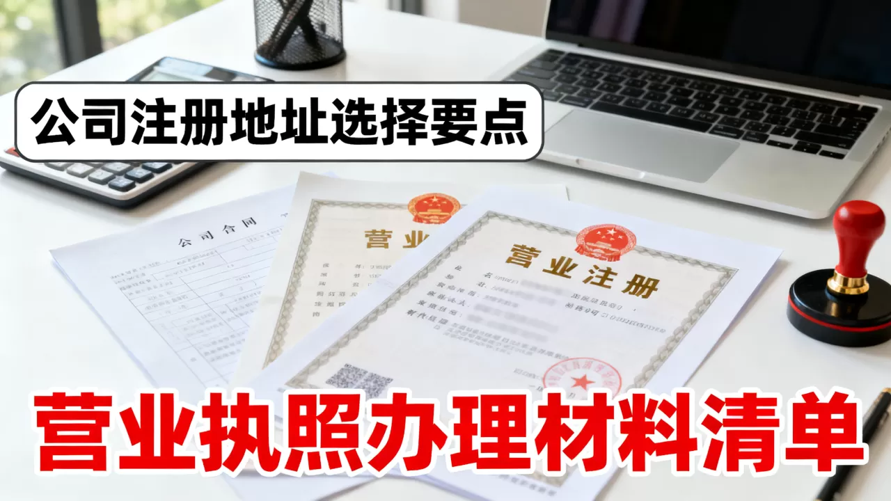 公司注册地址购买哪里靠谱？办理营业执照需要哪些材料
