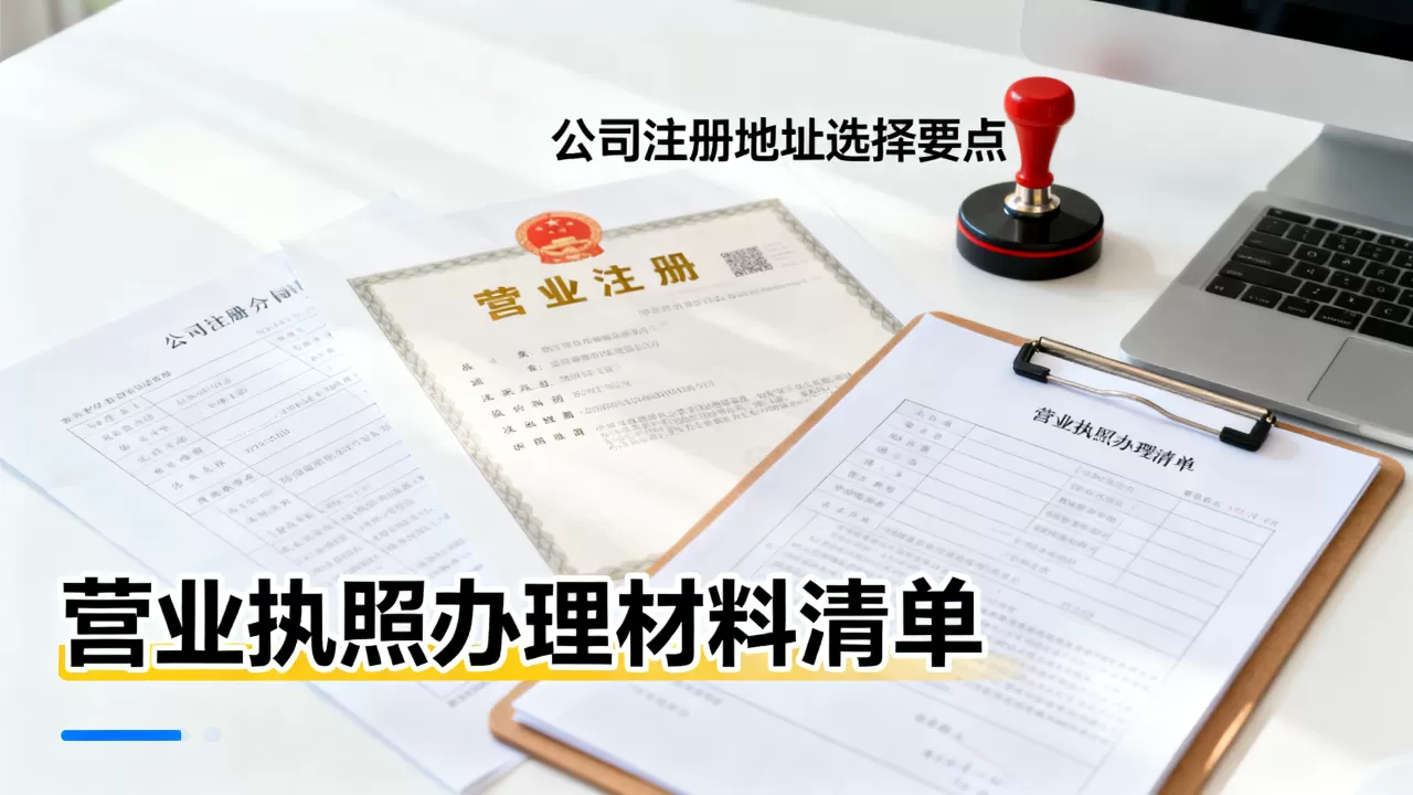 公司注册地址购买哪里靠谱？办理营业执照需要哪些材料