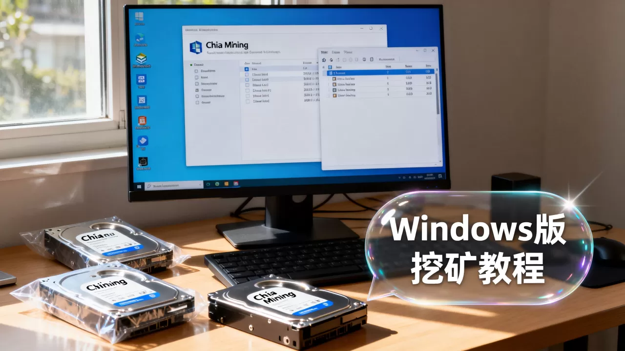 Chia奇亚币怎么挖矿？Windows版挖矿教程及交流群
