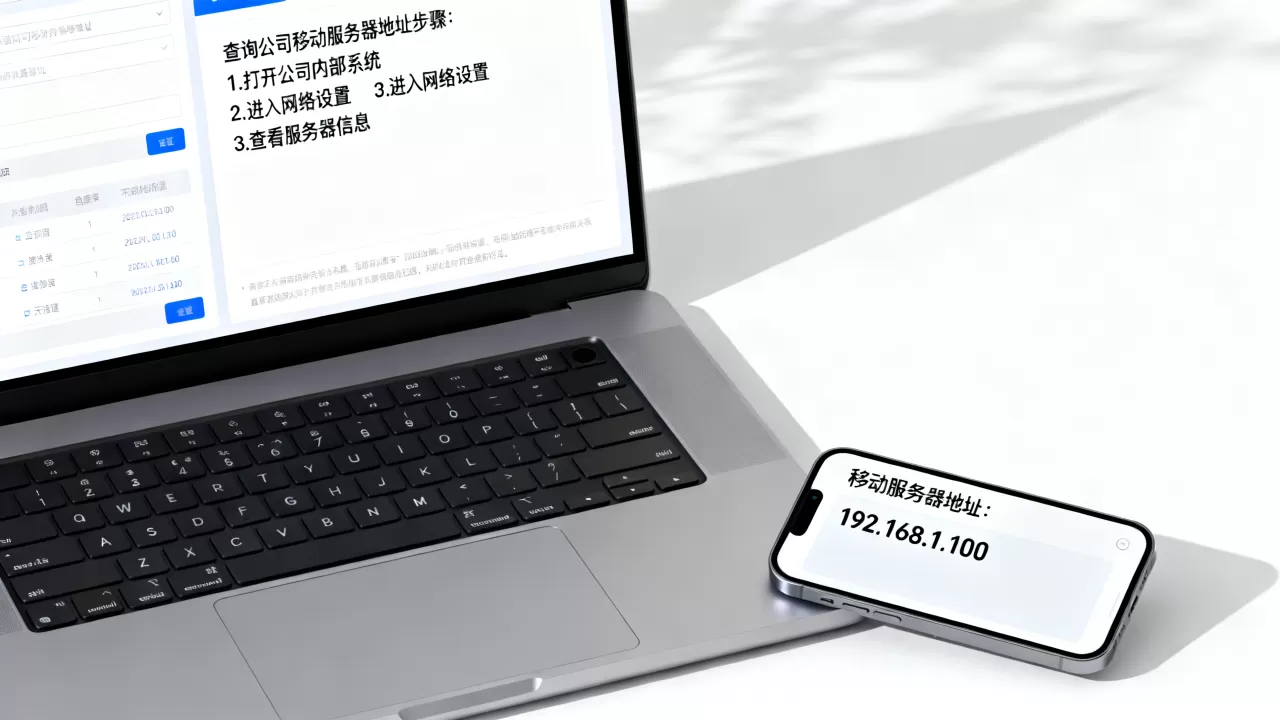 公司移动服务器地址是多少？如何查询公司移动服务器地址