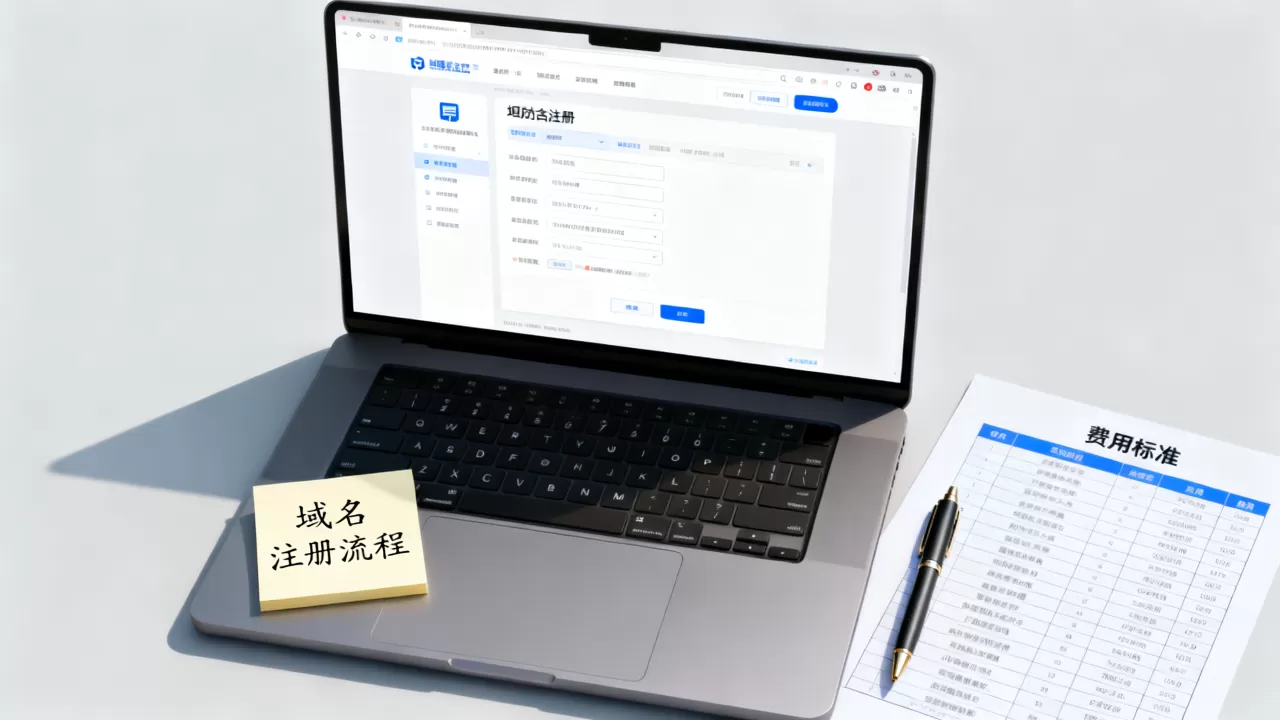 公司网络域名怎么注册？域名注册流程及费用详解