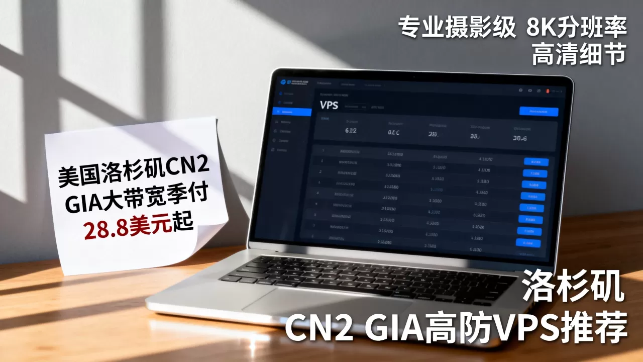 美国洛杉矶CN2 GIA大带宽季付28.8美元起值得买吗？洛杉矶CN2 GIA高防VPS推荐