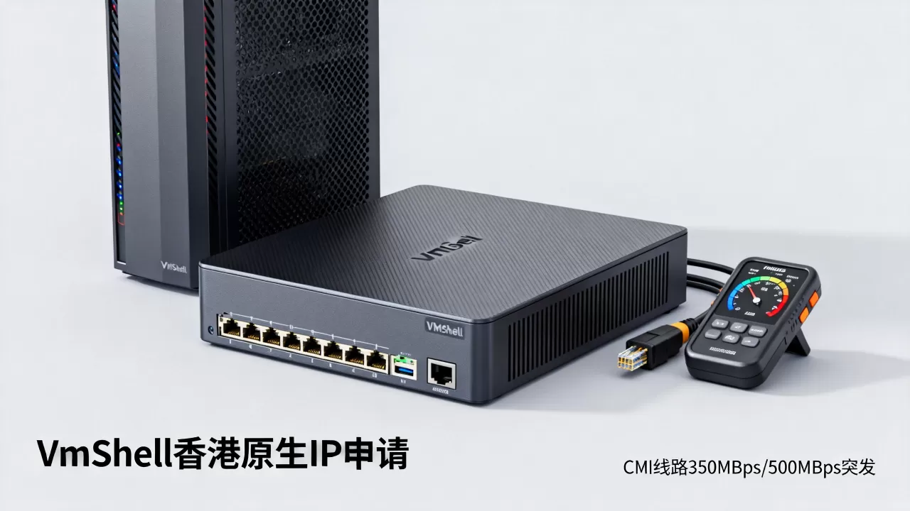 VmShell香港原生IP如何申请？CMI线路350MBps/500MBps突发
