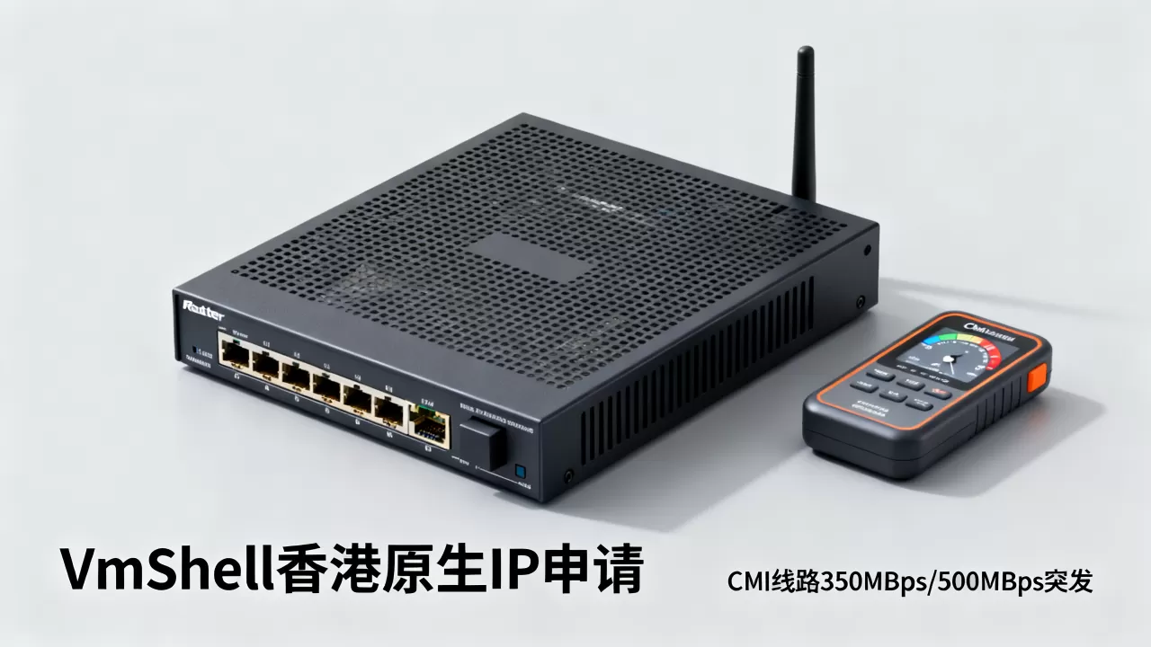 VmShell香港原生IP如何申请？CMI线路350MBps/500MBps突发