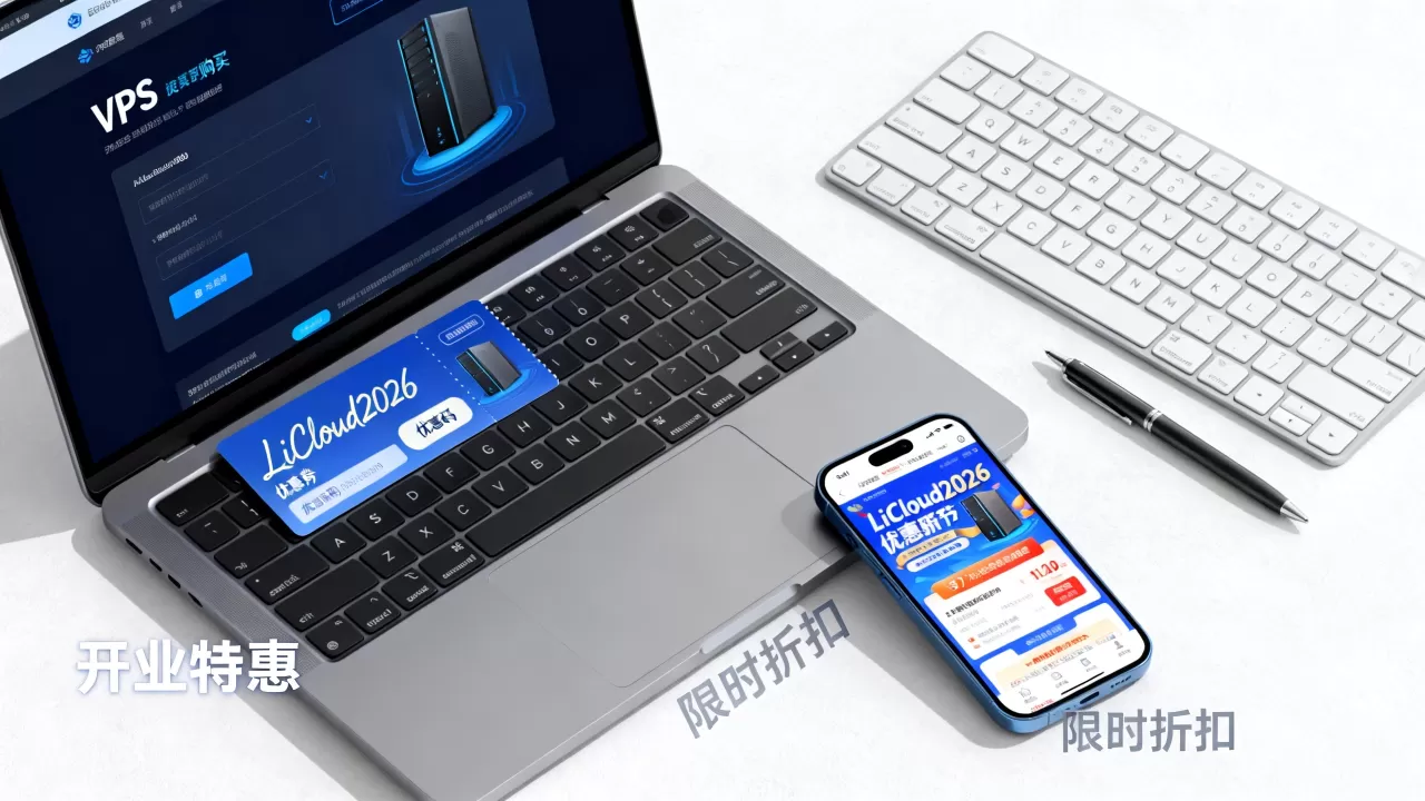 LiCloud香港VPS开业促销怎么买？2026最新优惠码汇总