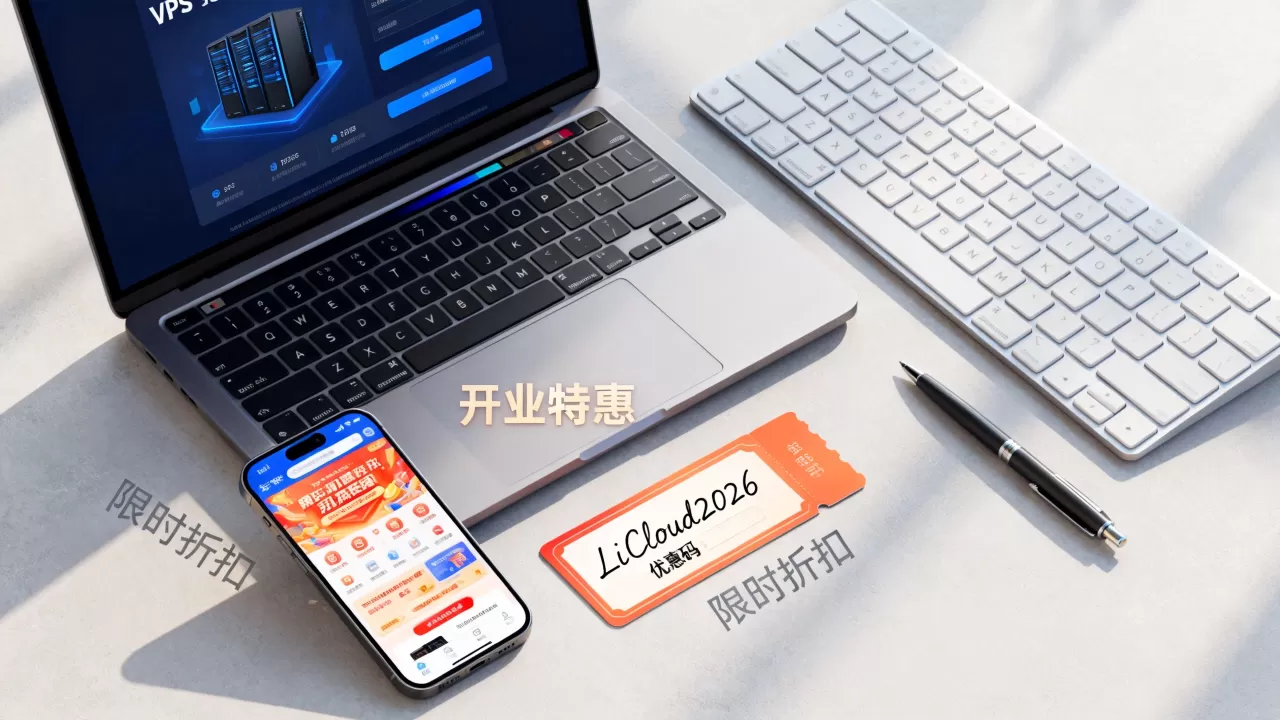LiCloud香港VPS开业促销怎么买？2026最新优惠码汇总