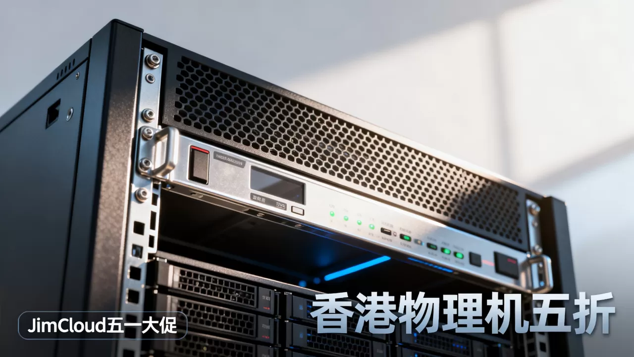 JimCloud五一大促香港物理机五折吗？2026年云服务器哪家性价比高