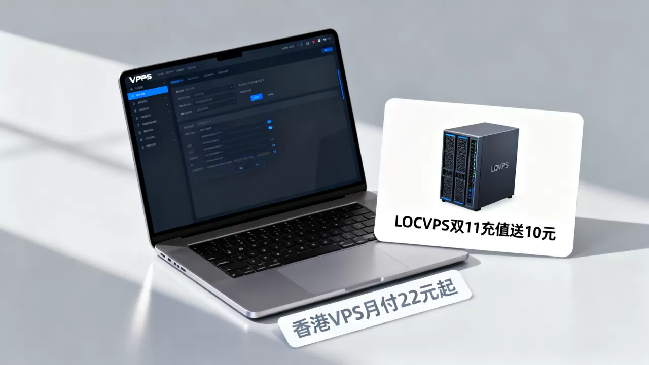 LOCVPS双11充值送10元是真的吗，香港VPS月付22元起靠谱吗