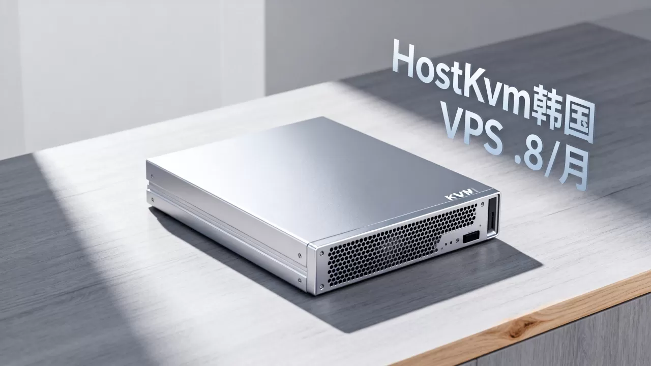 HostKvm韩国VPS多少钱？.8/月KVM主机推荐