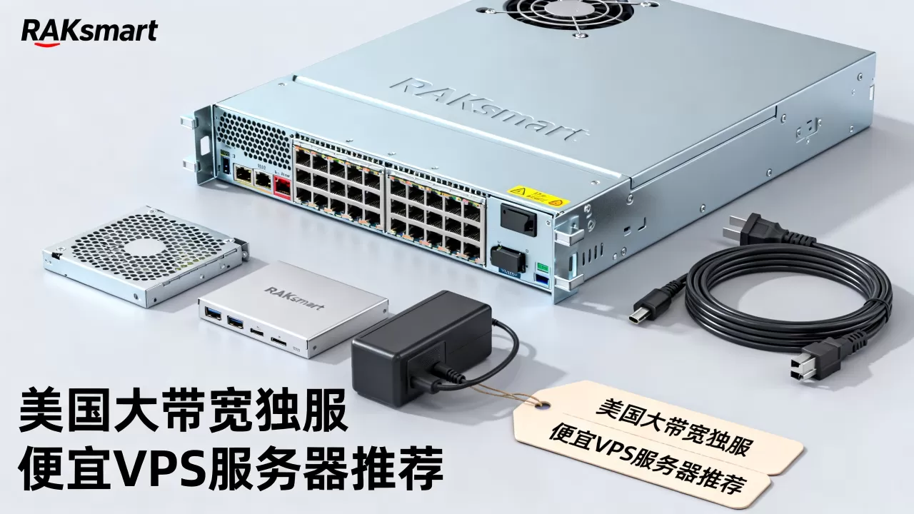RAKsmart美国大带宽独服起值得买吗？美国便宜VPS服务器推荐