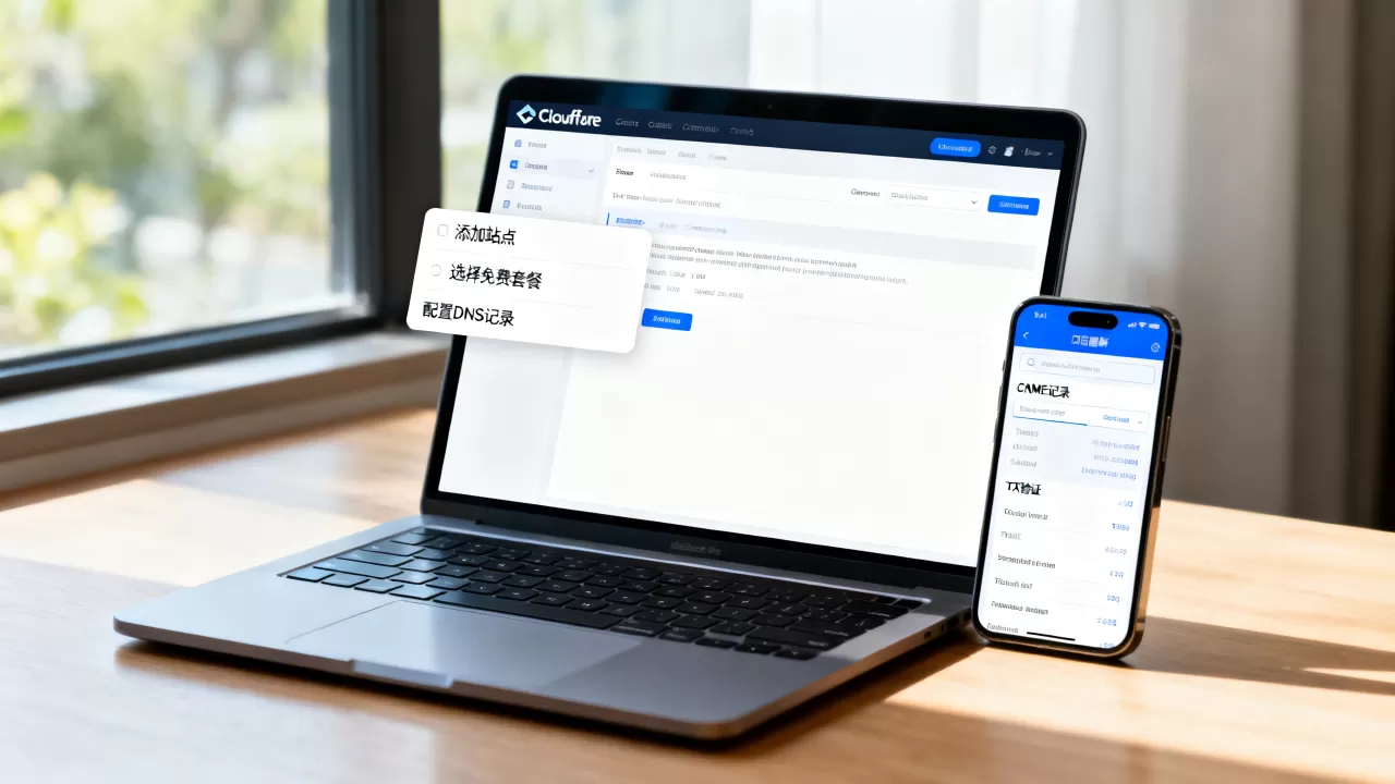 Cloudflare免费CDN怎么设置？如何配置加速域名