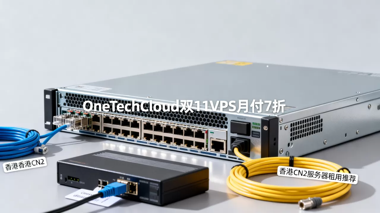 OneTechCloud双11VPS月付7折吗？香港CN2服务器租用推荐