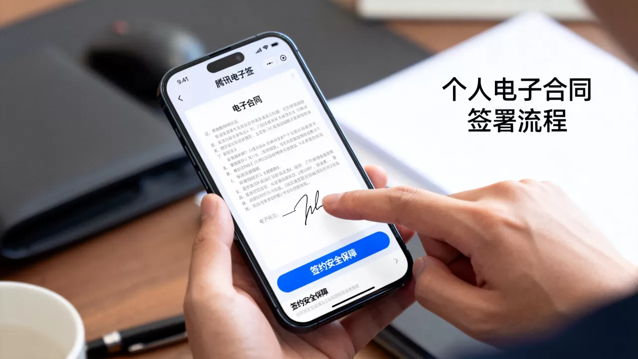腾讯电子签签约安全吗？个人电子合同怎么签