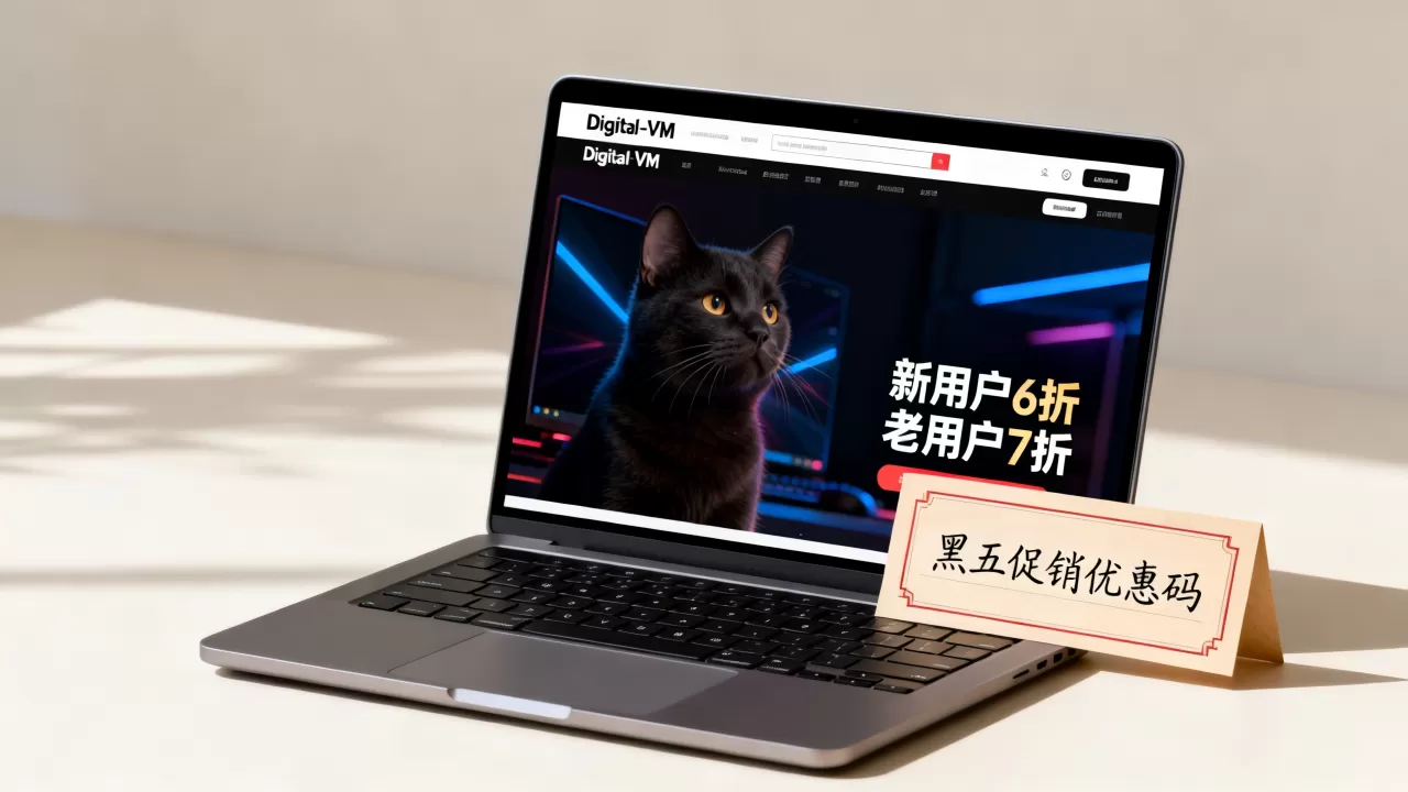 Digital-VM黑五新用户6折老用户7折是真的吗？Digital-VM黑五促销优惠码