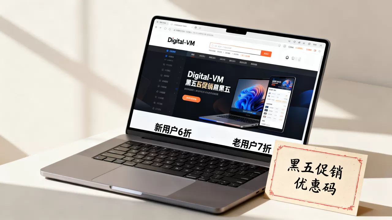 Digital-VM黑五新用户6折老用户7折是真的吗？Digital-VM黑五促销优惠码