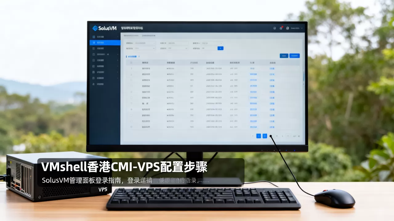 Vmshell香港CMI-VPS怎么选？Vmshell管理面板SolusVM使用教程