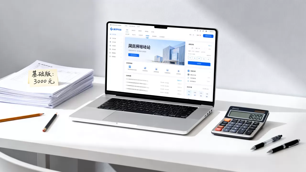 公司网站建设费用预算多少？网站制作一般多少钱