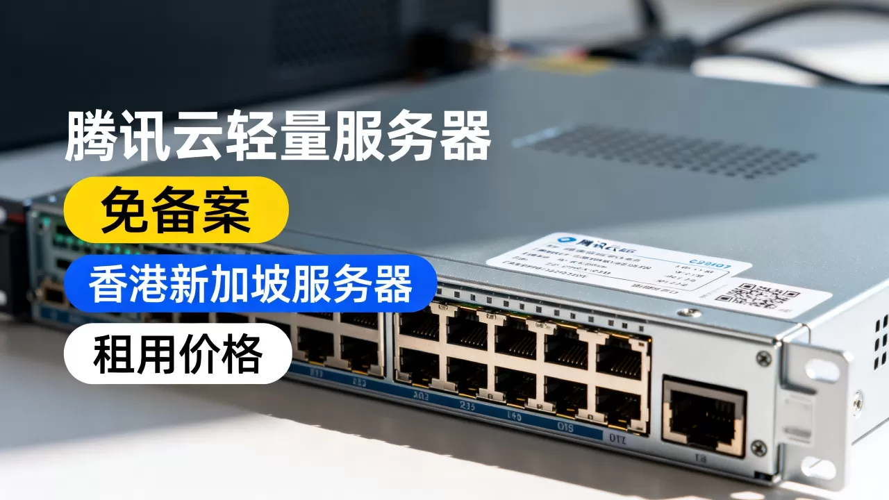 腾讯云轻量服务器免备案吗？香港新加坡服务器租用价格