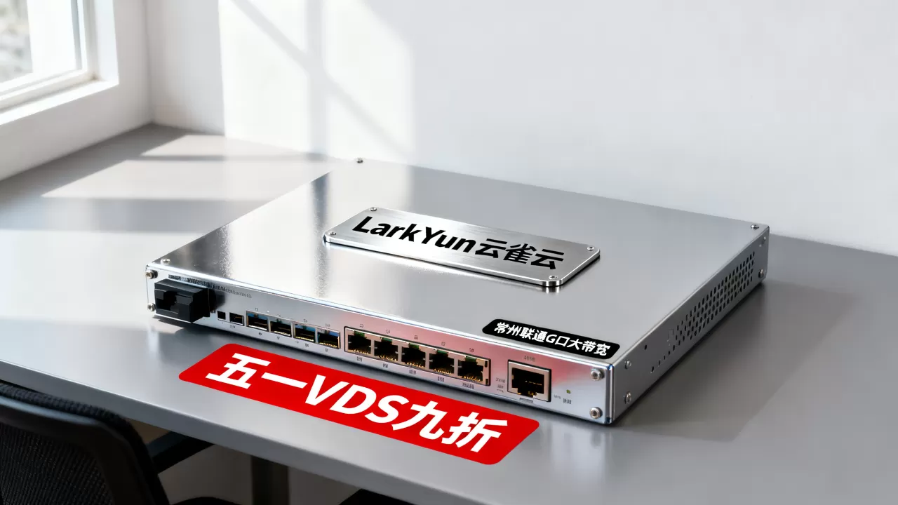 LarkYun云雀云五一VDS九折值得买吗？常州联通G口大带宽VDS测评