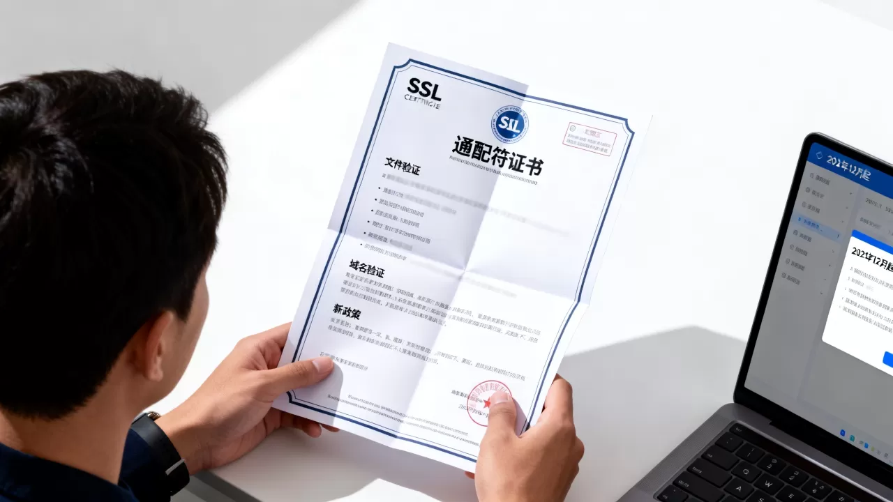 2021年12月起通配符证书不支持文件验证怎么办？SSL证书域名验证新政策