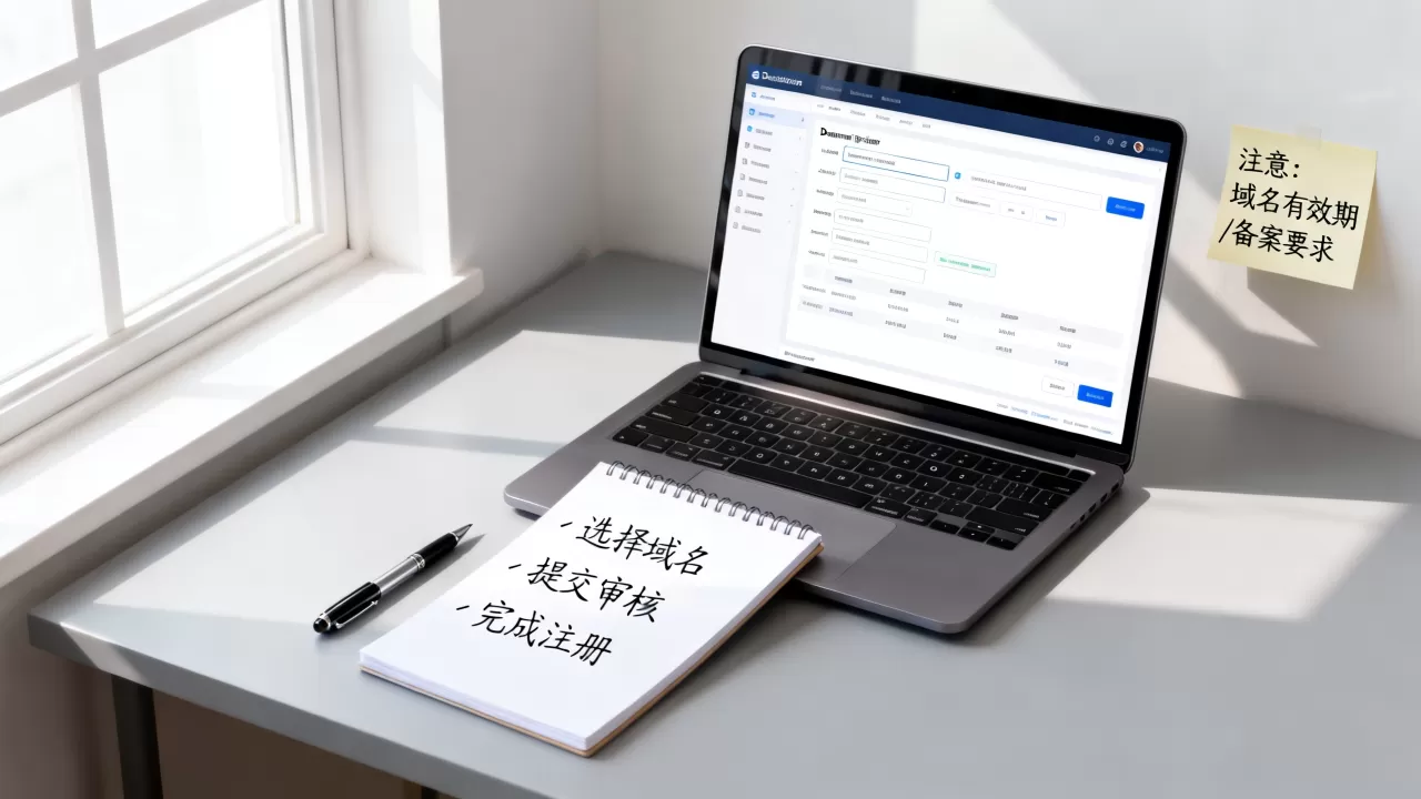 公司网站域名怎么注册？域名注册流程及注意事项