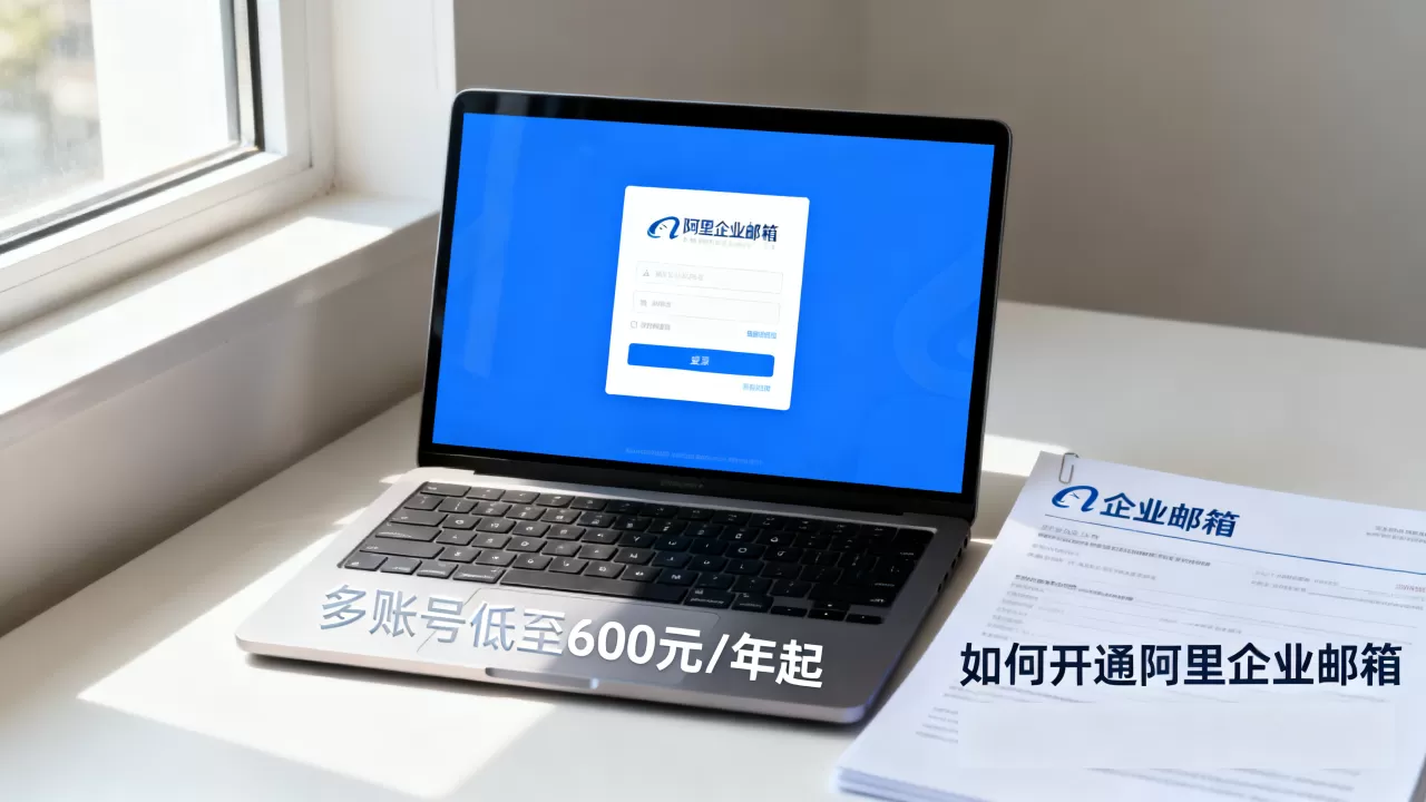 阿里企业邮箱多账号低至600元/年起，如何开通阿里企业邮箱