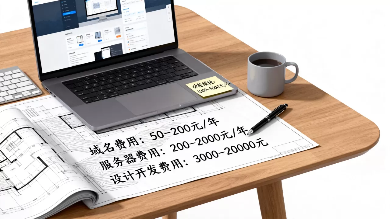 公司建设网站制作要多少钱？网站建设制作费用明细
