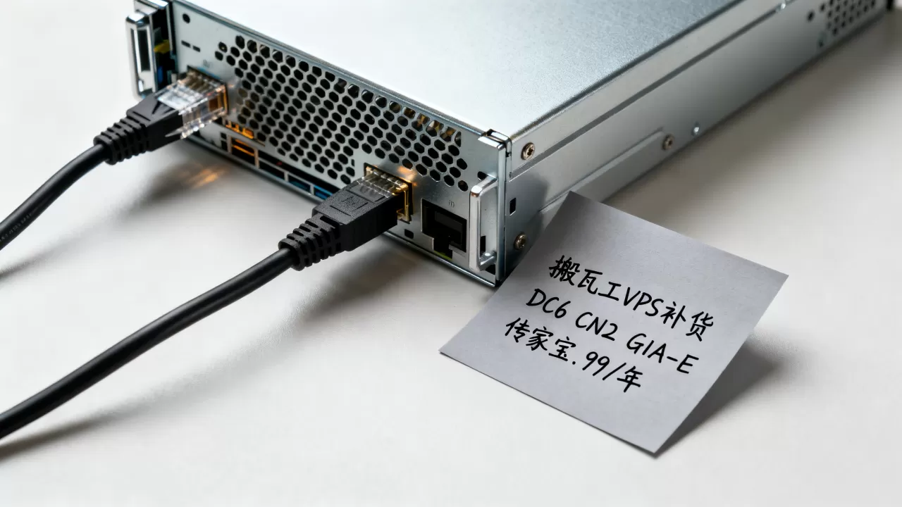 搬瓦工VPS补货了吗？DC6 CN2 GIA-E传家宝.99/年值得买吗