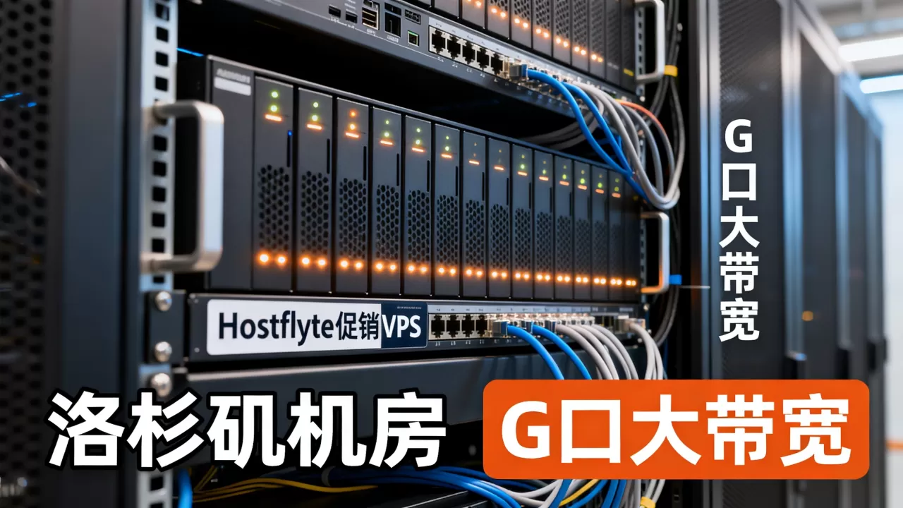 Hostflyte促销VPS值得买吗，洛杉矶机房G口大带宽优势