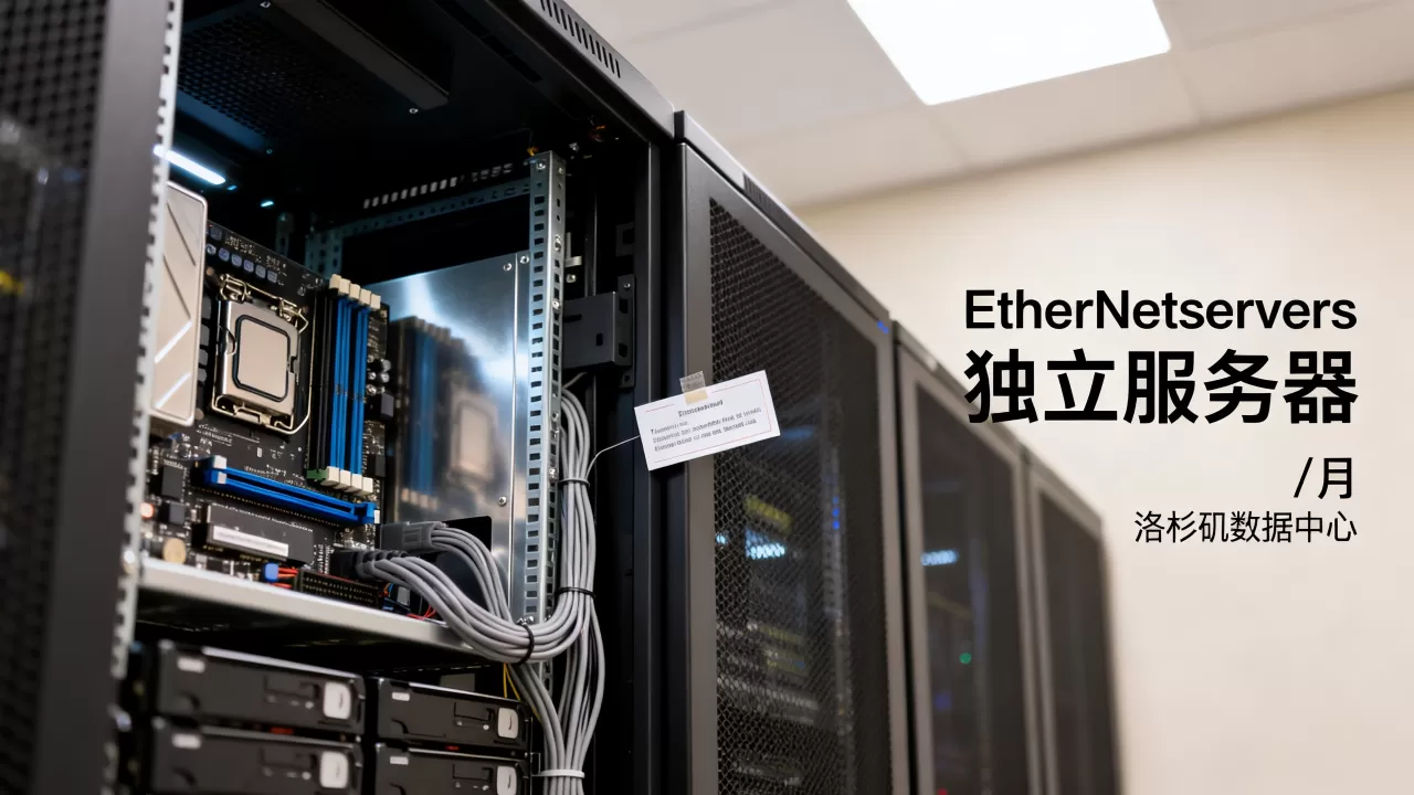 EtherNetservers独立服务器/月配置如何？美国洛杉矶服务器租用推荐