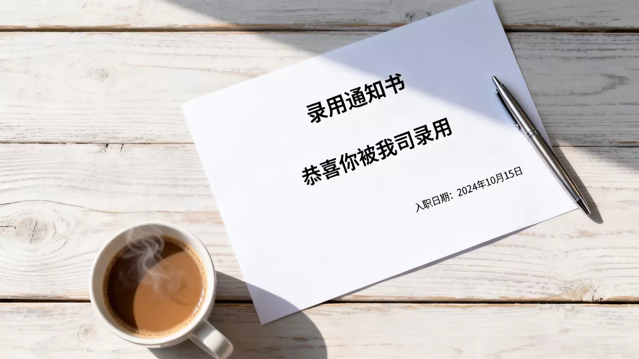 公司群发录用短信是真的吗？录用通知书模板