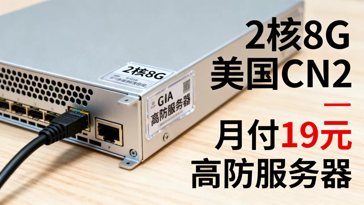 2核8G美国CN2月付19元值得买吗，美国CN2 GIA高防服务器推荐