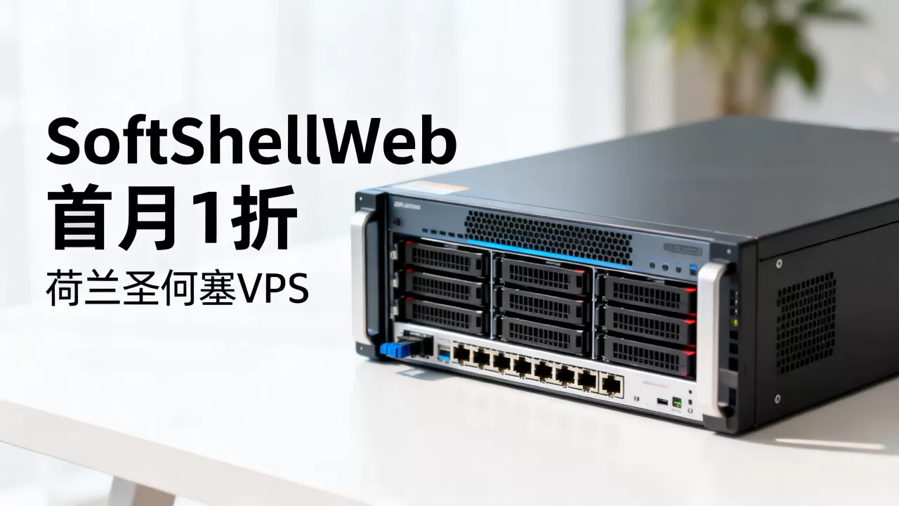 SoftShellWeb首月1折真的香吗？荷兰圣何塞VPS推荐