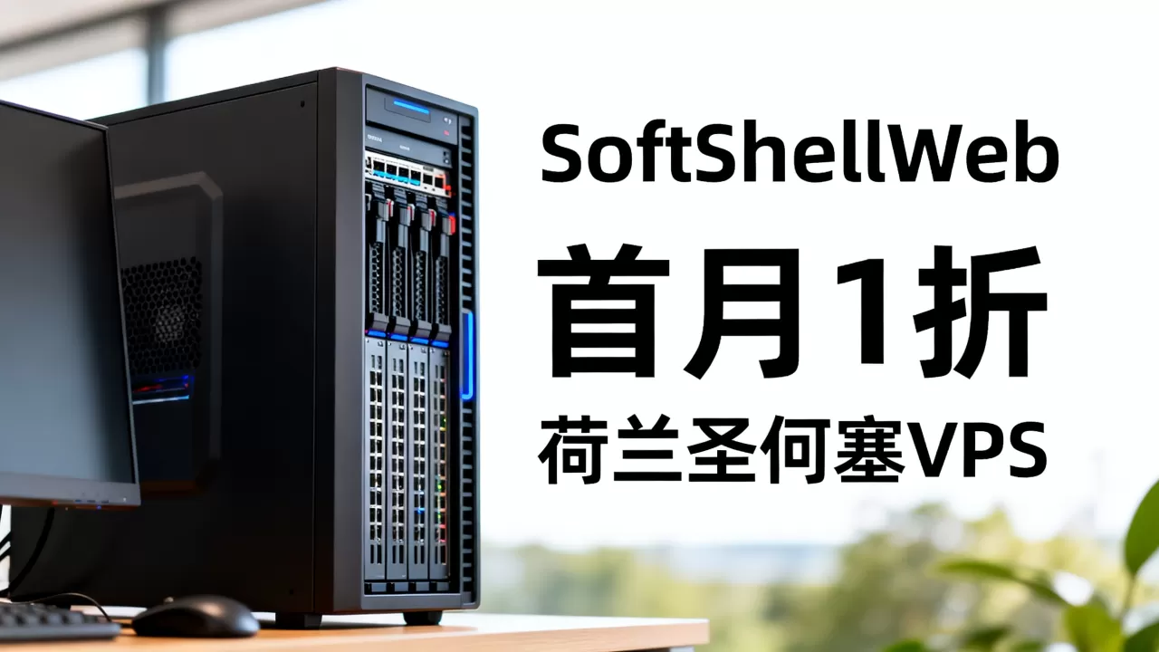 SoftShellWeb首月1折真的香吗？荷兰圣何塞VPS推荐