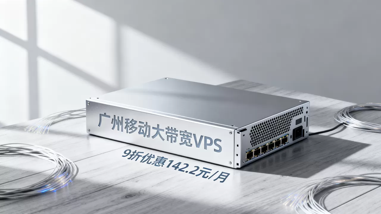 广州移动大带宽VPS值得买吗？9折优惠142.2元/月