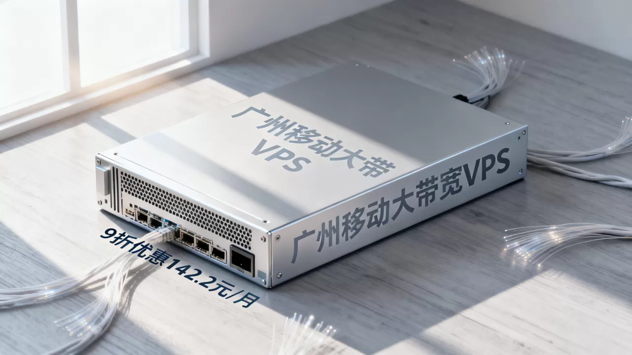 广州移动大带宽VPS值得买吗？9折优惠142.2元/月